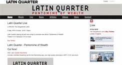 Desktop Screenshot of latinquartermusic.com