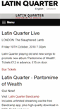 Mobile Screenshot of latinquartermusic.com